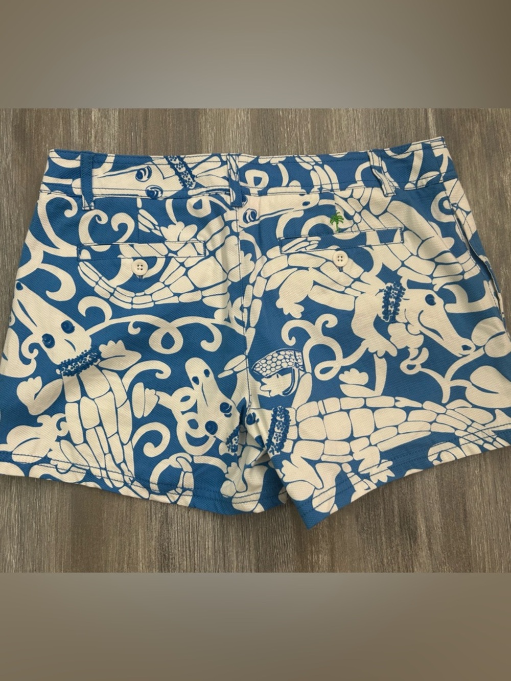 Lilly Pulitzer Gabby Gators texted shorts, Size 4 - Picture 7 of 13